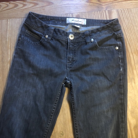 Brody Women’s grey/black skinny jeans. Size 30. - Picture 3 of 8